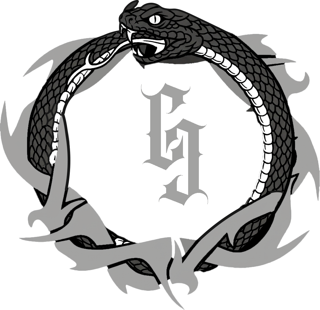 Logo de Corcian: serpiente ouroboros